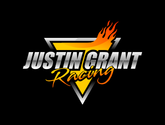 Justin Grant Racing logo design by ekitessar