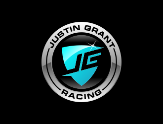 Justin Grant Racing logo design by ekitessar
