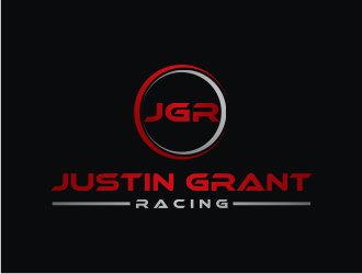 Justin Grant Racing logo design by Franky.