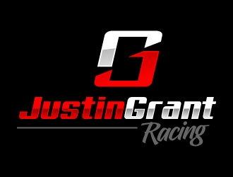 Justin Grant Racing logo design by jaize