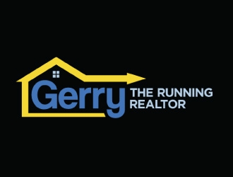 Gerry The Running Realtor logo design by Boomstudioz