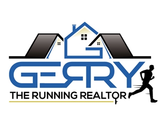 Gerry The Running Realtor logo design by logoguy