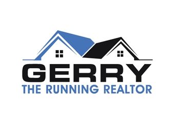 Gerry The Running Realtor logo design by logoguy