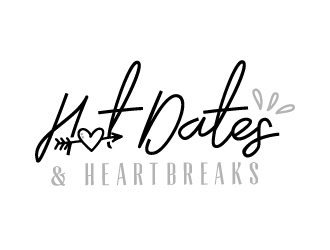 Hot Dates & Heartbreaks logo design by akilis13