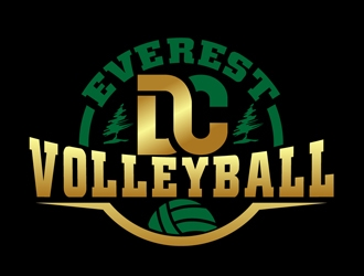 DC Everest Volleyball logo design by DreamLogoDesign