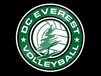 DC Everest Volleyball logo design by DreamLogoDesign