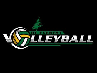 DC Everest Volleyball logo design by DreamLogoDesign