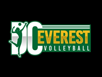 DC Everest Volleyball logo design by DreamLogoDesign