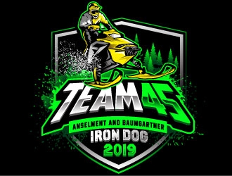 Team 45 logo design by REDCROW