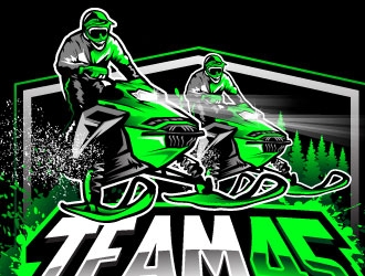Team 45 logo design by REDCROW