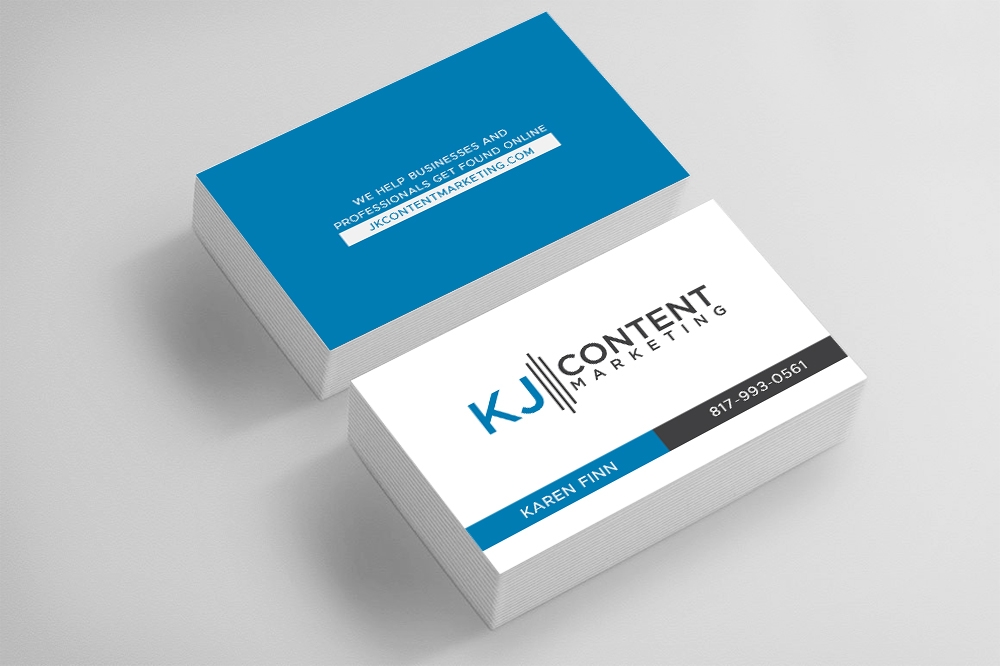 KJ Content Marketing logo design by aceh