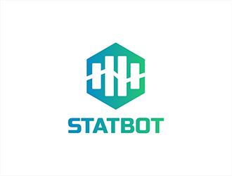 Statbot logo design by hole