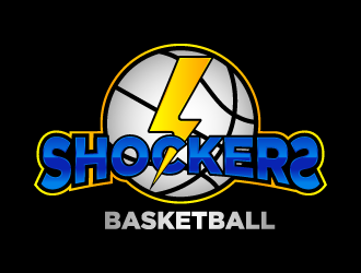 Shockers Basketball logo design by fastsev