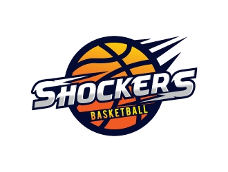 Shockers Basketball logo design by REDCROW