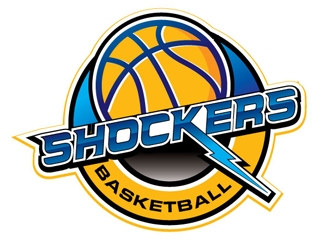 Shockers Basketball logo design by logoguy