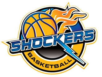 Shockers Basketball logo design by logoguy