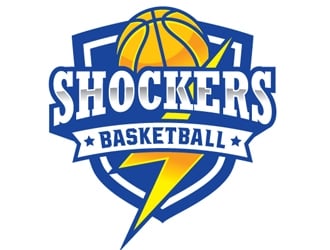 Shockers Basketball logo design by logoguy