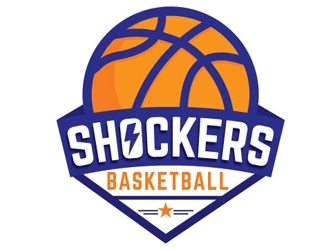 Shockers Basketball logo design by logoguy