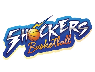Shockers Basketball logo design by logoguy