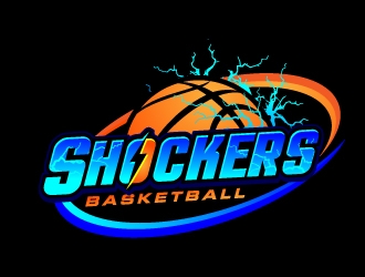 Shockers Basketball logo design by jaize