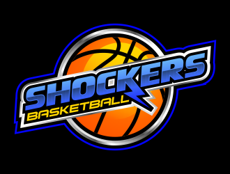 Shockers Basketball logo design by ingepro