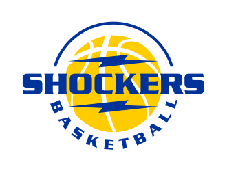 Shockers Basketball logo design by cintoko
