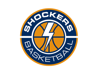 Shockers Basketball logo design by kunejo