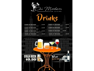 Chi Modern Asian Cuisine logo design by usashi