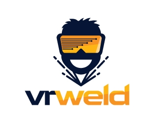 vrweld logo design by Suvendu