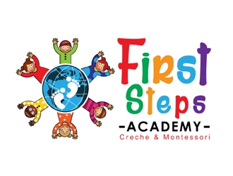 First Steps Academy logo design by MAXR