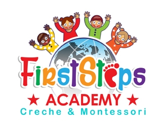First Steps Academy logo design by MAXR