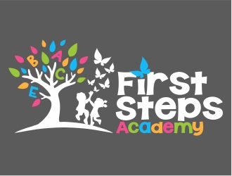 First Steps Academy logo design by nikkiblue