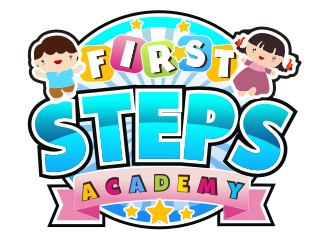 First Steps Academy logo design by coco