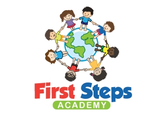 First Steps Academy logo design by shere