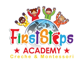 First Steps Academy logo design by MAXR