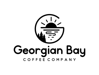 Georgian Bay Coffee Company logo design by Mbezz