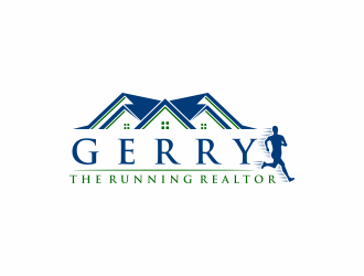 Gerry The Running Realtor logo design by ammad