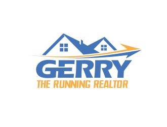Gerry The Running Realtor logo design by YONK