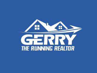 Gerry The Running Realtor logo design by YONK