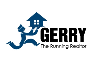 Gerry The Running Realtor logo design by Marianne