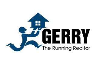 Gerry The Running Realtor logo design by Marianne