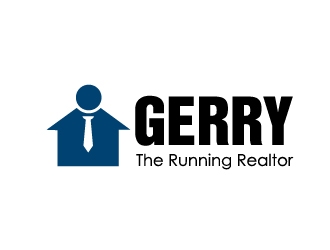 Gerry The Running Realtor logo design by Marianne