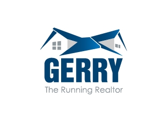 Gerry The Running Realtor logo design by Marianne