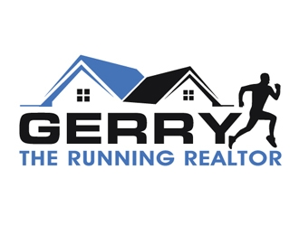 Gerry The Running Realtor logo design by logoguy