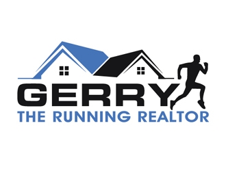 Gerry The Running Realtor logo design by logoguy