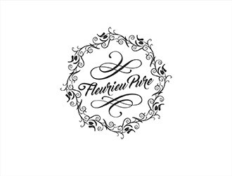 Fleurieu Pure logo design by hole