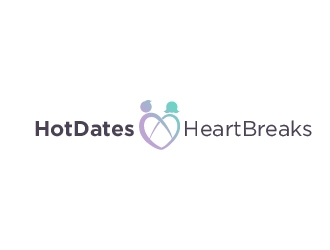 Hot Dates & Heartbreaks logo design by serdadu