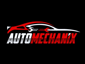 Auto Mechanix logo design by ElonStark