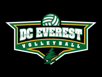 DC Everest Volleyball logo design by daywalker