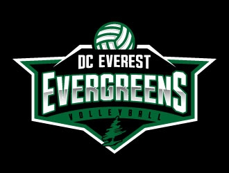 DC Everest Volleyball logo design by daywalker
